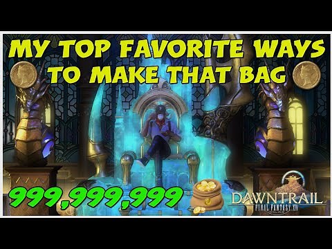 My favorite things to do and sell to make gil in FFXIV