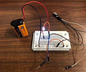 Touch Switch Circuit With MOSFET