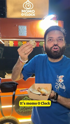 Newly opened Momo cart in Noida | Momo 0 Clock | Honest Review | #momoslover #noidastreetfood #momos