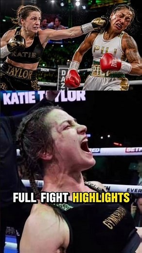 KATIE TAYLOR’S FINAL FIGHT! vs FLORA PILI — FULL FIGHT HIGHLIGHTS! #boxing #trending #shorts