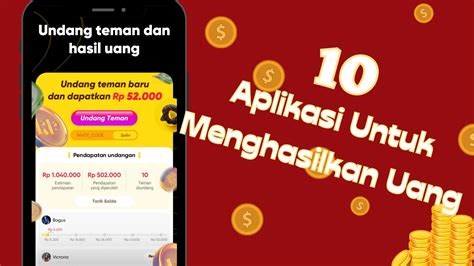 6 Aplikasi Langsung Dapat Uang di Indonesia