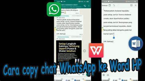 Aplikasi Terbaik untuk Meng-Copy Obrolan WhatsApp (WA) di Indonesia