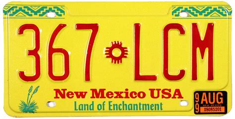 Lost or Stolen New Mexico License Plates