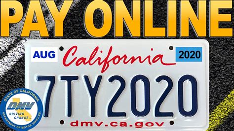 Online Vehicle Registration Renewals