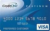 Credit One Bank Visa Card Login Pictures