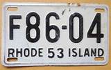 Images of Rhode Island License Plates For Sale