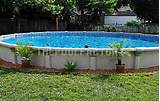 Above Ground Pool Landscaping Rocks Images