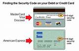 Images of 3 Digit Number On Credit Card