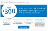 Chase Performance Business Checking $500 Pictures