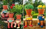 Images of Clay Flower Pot People