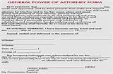 Pa General Durable Power Of Attorney Form Pictures