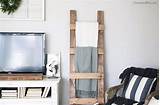 Wood Ladder Shelves Pictures