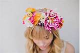 Silk Flower Crown Pictures