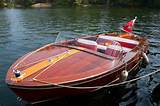 Pictures of Wooden Ski Boat