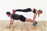Photos of Partner Workout Exercises