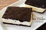 Pictures of Homemade Ice Cream Sandwiches Recipe