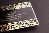 Images of Business Cards Gold