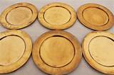 Solid Brass Charger Plates