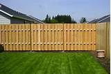 Images of Wood Fence Construction