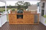 Outdoor Wood Kitchen Cabinets Images