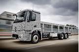 Photos of Mercedes Electric Truck