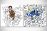Photos of Doctor Who Adult Coloring Book