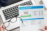 Pictures of Credit Report With Score On All Three