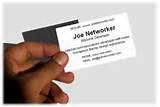 Personal Business Cards For Job Seekers Images