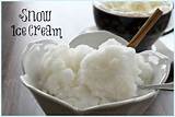 Snow Ice Cream Recipe Images