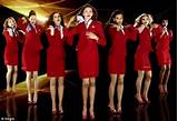 Photos of Virgin Airlines Flight Attendant