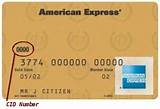 American Express Credit Card Verification Pictures