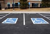 Handicap Parking Lot Signs Images
