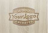 Pictures of Wood Engraving Logo