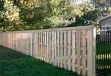 Treated Wood Fence Photos