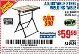 Harbor Freight Welding Table Coupon Images