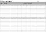 Pictures of Gym Training Log Pdf