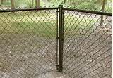 Brown Coated Chain Link Fence Images