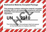 Radioactive Package Labels Pictures