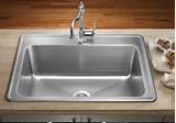Pictures of Stainless Drop In Sinks
