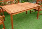 Wood Table Outdoor