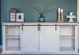 Photos of Rustic Sliding Barn Door Console