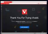 Vivaldi Browser Software Images