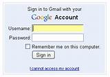 Photos of Google Password Recovery Form