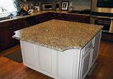 New Venetian Gold Granite With White Cabinets Pictures
