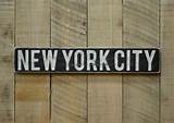 Photos of Wood Signs New York