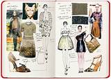 Photos of Fashion Design Sketchbooks
