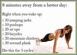 Images of Exercise Routines Morning