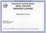 Photos of California Department Of Real Estate License