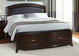 Queen Bed With Storage Drawers And Headboard