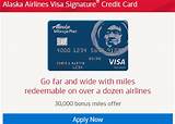 Images of Alaska Airlines Credit Card Bonus Offer